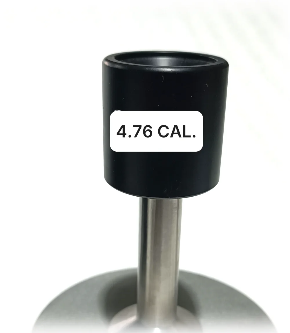 Calibration fixture for the 4.76 mm target ball